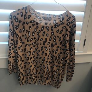 Size XL leopard print Banana Republic Sweater